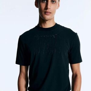 H&M x Anamika Khanna Black T-shirt